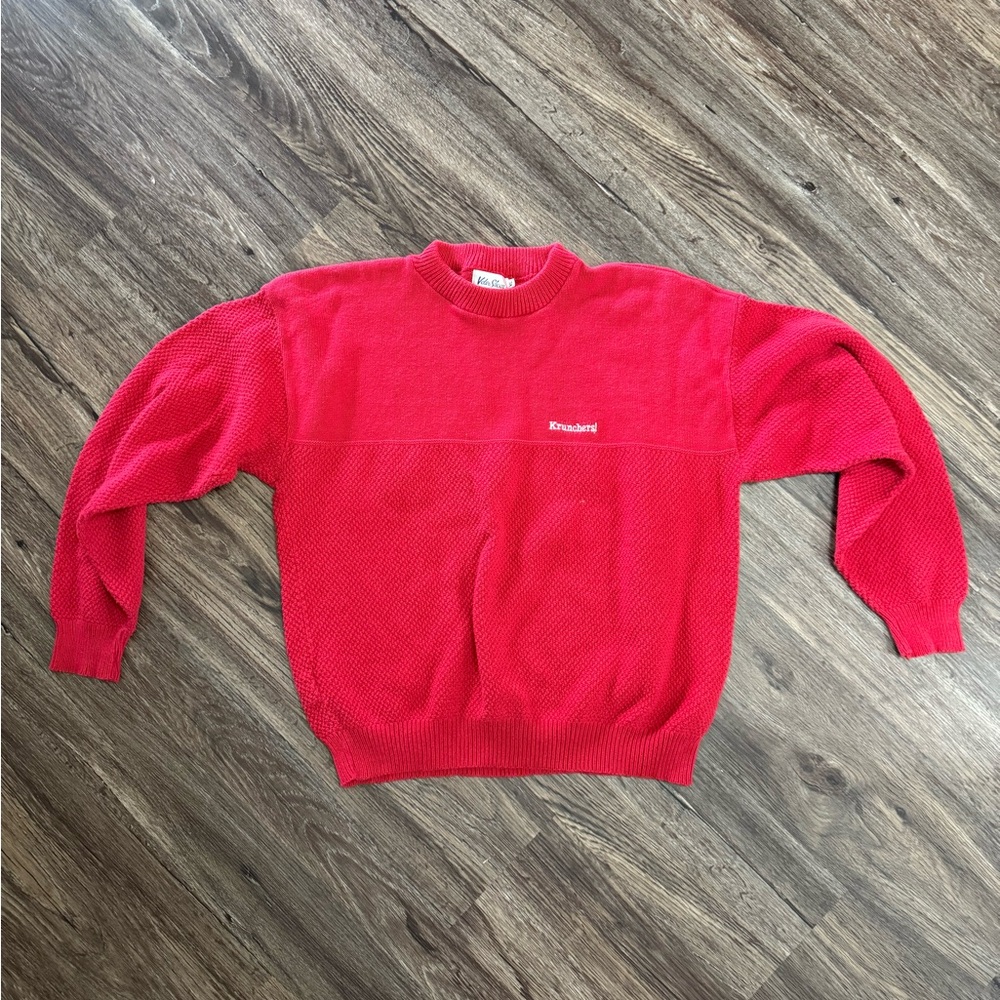 Red Men's vintage Sweater